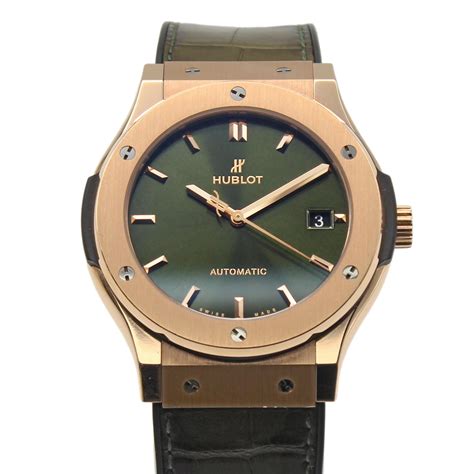 hublot classic fusion green king gold|Hublot Classic Fusion King Gold Green 45mm 511.OX.8980.LR.